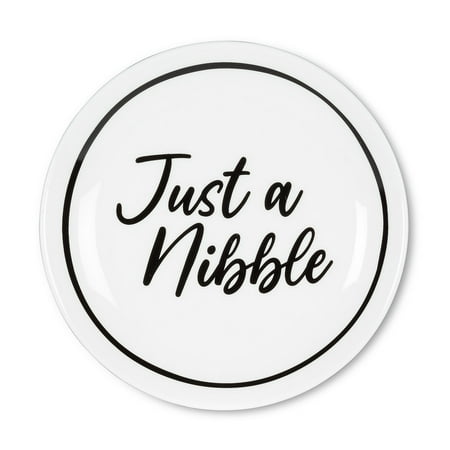 

Set of 1 Appetizer Plate-Just a Nibble