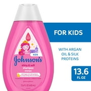 Johnson's Shiny & Soft Kids' Shampoo with Argan Oil, 13.6 fl. oz