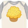 thumbnail image 4 of Inktastic Lemon Poppyseed Muffin Boys or Girls Long Sleeve Baby Bodysuit, 4 of 5