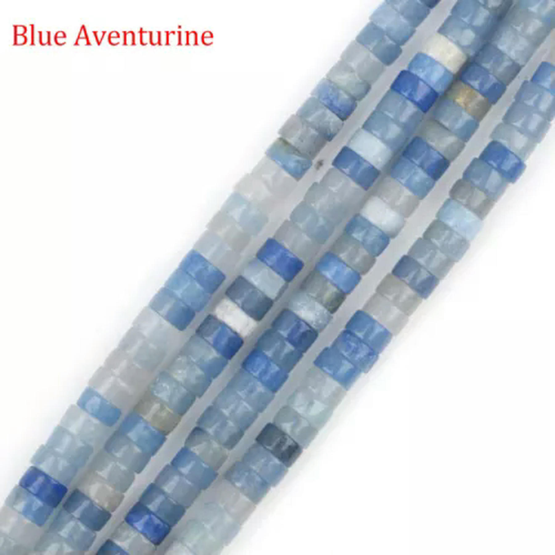 2x4mm Assorted Gemstones Rondelle Crystal Spacer Loose Beads for Jewelry Making