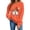Orange B, variant on Enjoytime Halloween Sweatshirts for Women Cute Ghost Graphic Pullover Crew Neck Sweatshirts Fall Fashion Long Sleeve Tops