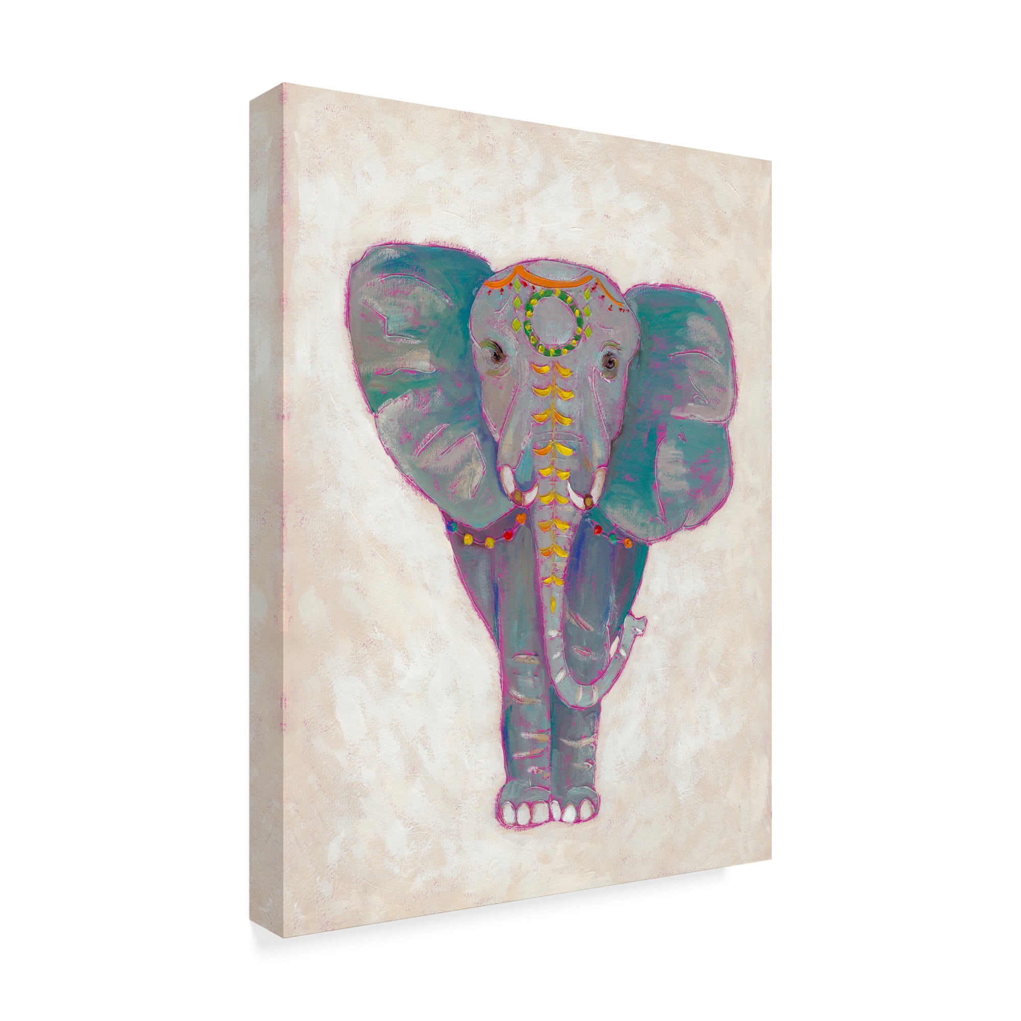 Trademark Fine Art 'Festival Elephant I' Canvas Art by Chariklia Zarris