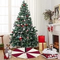 thumbnail image 4 of Jupe Tricotée à Franges Rouges et Blanches pour Événements et Fêtes, 4 of 6