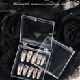 thumbnail image 2 of UDIYO Nail Storage Box Transparent Large Capacity High Durability Round Edge Wide Application Store Nails PS Material Clear Storage Box Nail Art Container for Nail Salon, 2 of 7