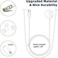 thumbnail image 5 of For Apple Watch Charger Cable 1 Pack Magnetic Wireless Portable Fast Charging Cable Compatible with All Apple iWatch Series 7 6 SE 5 4 3 2 1/45mm 44mm 42mm 41mm 40mm 38mm (3.3ft), 5 of 8