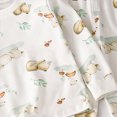 thumbnail image 4 of NOLDARES Toddler Baby Boy Fall Outfits 2 Piece Printed Long Sleeve Round Neck Sweatshirt Fleece Pants Casual Clothes Set Size:6-7 Y,Khaki, 4 of 5