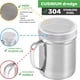 thumbnail image 5 of Bingweia - Espolvoreador de azúcar en polvo con asa para cafeterías, malla fina, 177 g (paquete de 3) | Vidrio fino y botella (3 unidades), 5 of 8