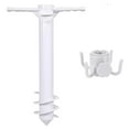 thumbnail image 1 of 3/5 Spin Umbrella Ground Anchor Soporte de parasol ajustable para arena suelo hierba, 1 of 7