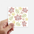 thumbnail image 1 of Happy Thanksgiving Day Pattern Sticker Square Waterproof Stickers Wallpaper Car Decal, 1 of 1