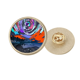thumbnail image 1 of Broche metálico circular de oro Astrología del Ártico 2.7 cm, 1 of 3