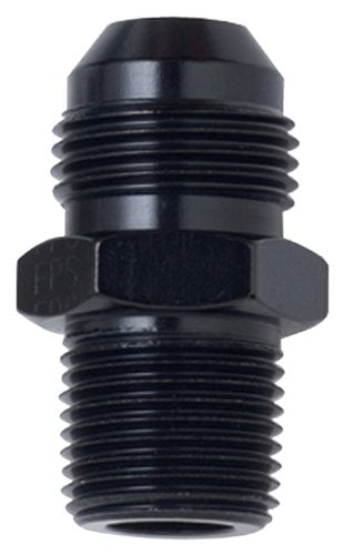 -4 x 1/4 MPT Straight Adapter Fitting Fragola 481605-BL Black Size 