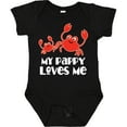 thumbnail image 3 of Inktastic My Pappy Loves Me Grandchild Beach Crab Boys Baby Bodysuit, 3 of 5