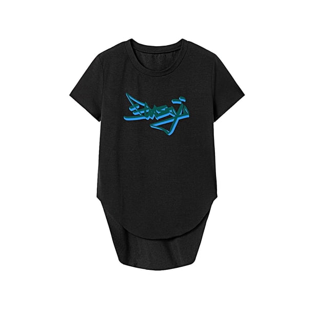 Camiseta para mujer verano suave disfraz recuerdo moda streetwear cuello redondo camisa S