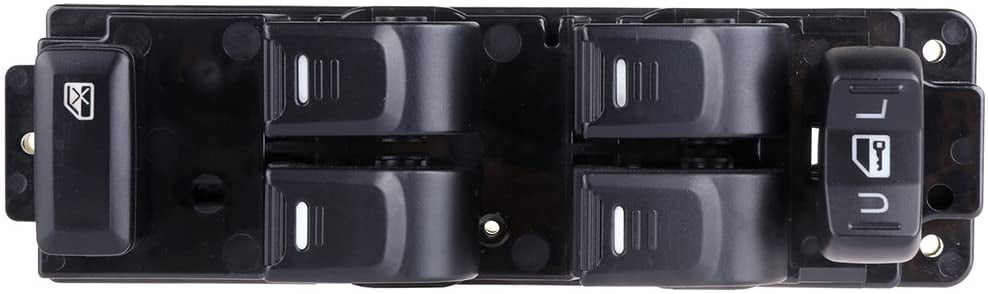 Power Window Switch Front Left Driver Side Replacement fits for Chevrolet 2004-2012 GMC 2004-2012 Hummer 2006-2010Isuzu 2006-2008 25779767