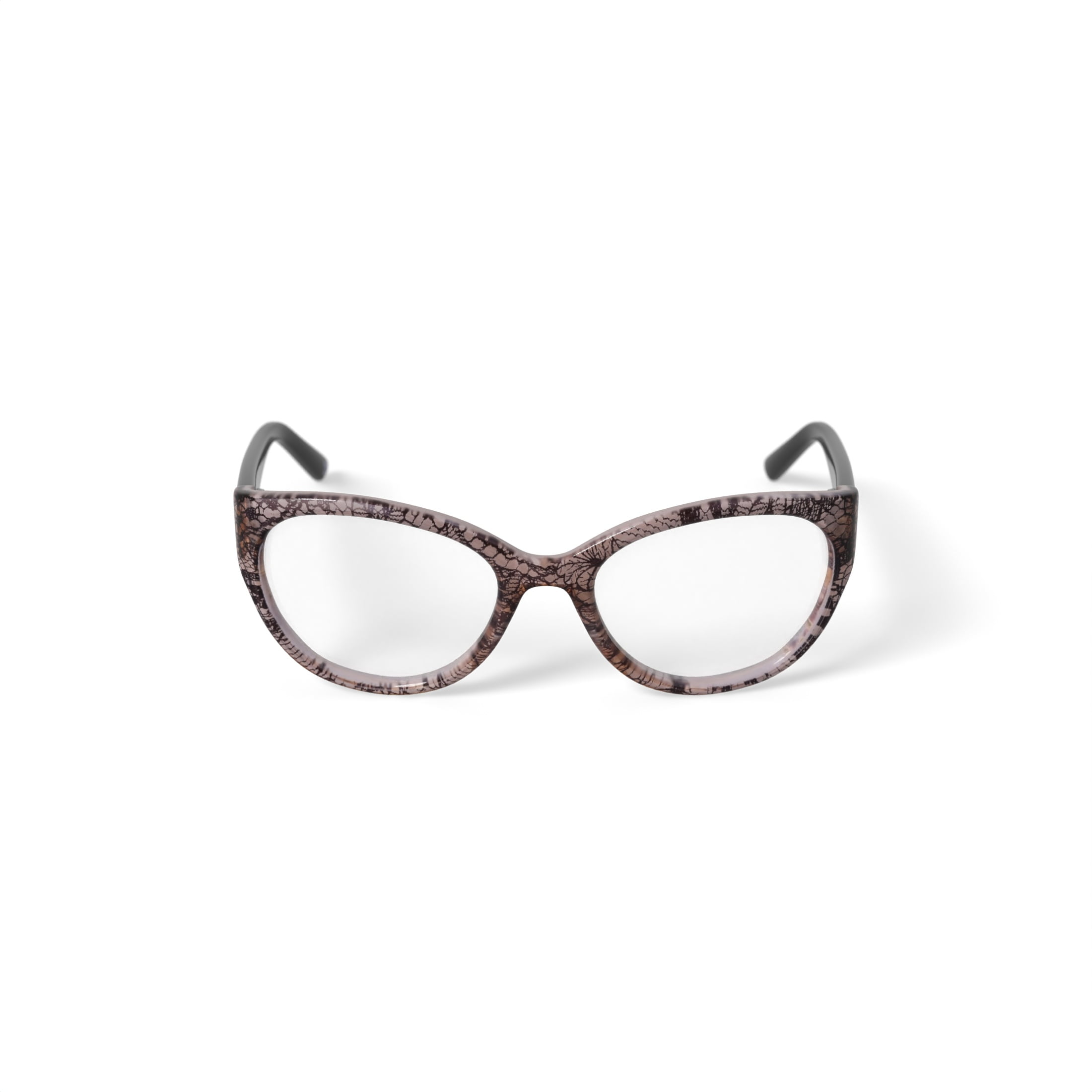 Walmart Women's L5003 Prescription Eyeglasses with Case, Brown