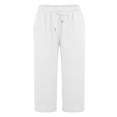 thumbnail image 4 of Linen Capri Pants For Women Linen Capri Pants For Women Summer Pants For Women 2026 Womens Capris Linen Pants Cotton Capri Pants For Women Drawstring Waist Capri Pants Cotton Cropped Pants, 4 of 5