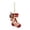 A, variant on romoty Initial Christmas Tree Letter Ornaments, Knitted Snowflake Stocking Monogram Pendants, 2D Flat Acrylic Holiday Decor for Tree Car
