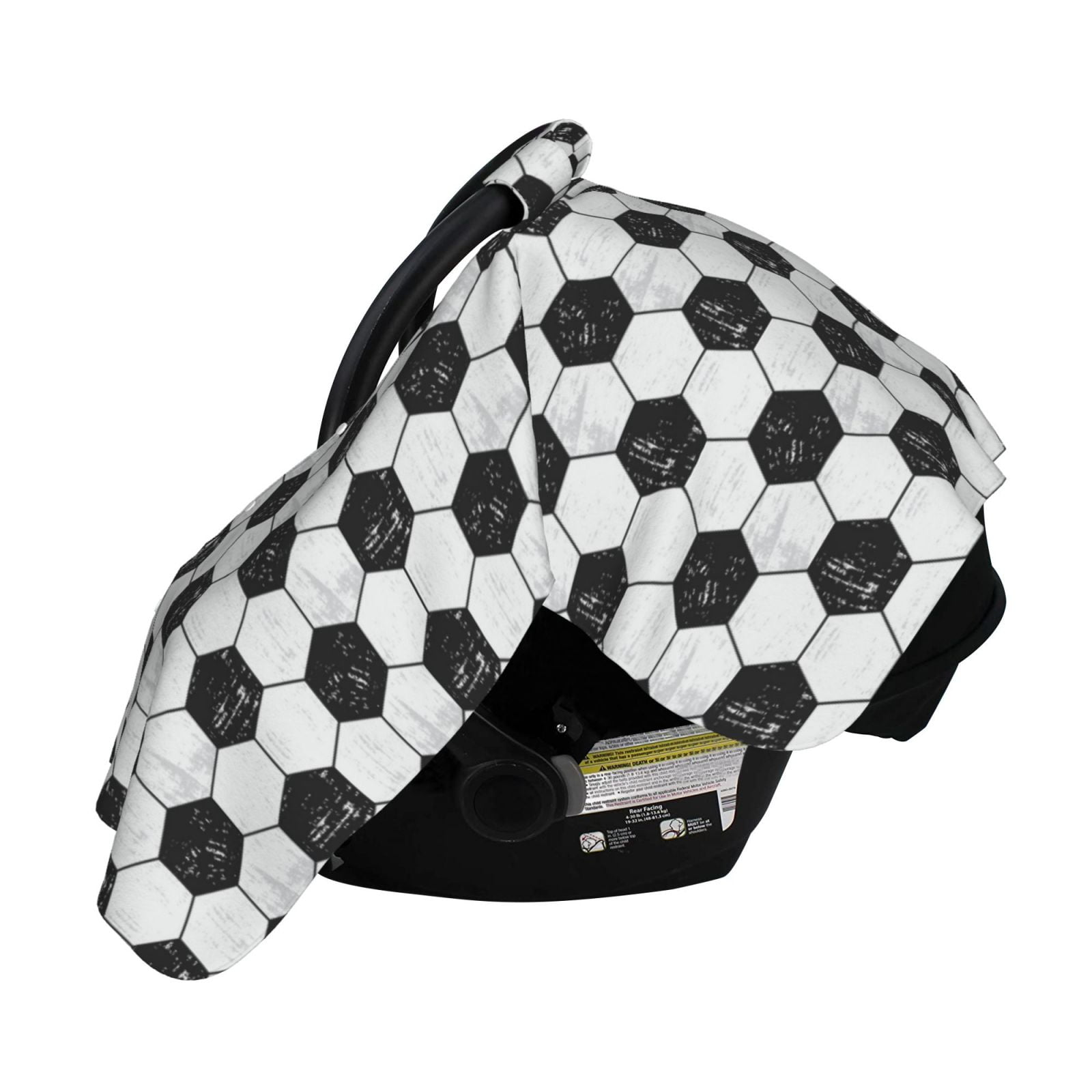 Naloa Soccer Baby Car Seat Cover, Breathable Baby Carrier Cover, Multiuse Baby Carrier Cover & Nursing Breastfeeding Cover