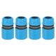 thumbnail image 1 of Conector de reparación de manguera Uxcell de 1/2" 4 Pcs, extensor, conectores de manguera de jardín de plástico, azul para exteriores, 1 of 6