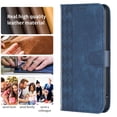 thumbnail image 6 of for Samsung Galaxy A42 5G Wallet Case, PU Leather Flip Folio Case with Card Holders Magnetic Closure Folding Adjustable Kickstand Vintage Phone Cover for Samsung Galaxy A42 5G, Blue, 6 of 7