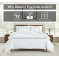 thumbnail image 4 of Luxury 1200 Thread Count Egyptian Cotton Geometric Scroll Embroidered 3 Piece Duvet Cover Set by Blue Nile Mills, 4 of 8