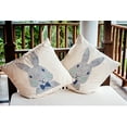 thumbnail image 2 of Simply Daisy 20 in x 20 in Blue and White Animal Print Easter Polyester Throw Pillow, 2 of 4