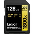 thumbnail image 4 of Lexar Professional 1800x SDXC UHS-II Card GOLD Series 128GB - (3-Pack), 4 of 11