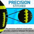 thumbnail image 3 of Franklin Sports Junior Footballs - Extra Grip 1000 - Black/Lime - 1 Inflated Ball, 3 of 9