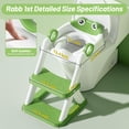 thumbnail image 4 of Asiento de entrenamiento para ir al baño RABB 1ST Frog Upgrade 2 en 1 para niños, 4 of 7