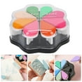 thumbnail image 4 of 8 Color Petal Shape Ink Pad, Pigment Type DIY  Pad with Removable Petals for Coloring, Finger Painting, Scrapbooking, 4 of 7