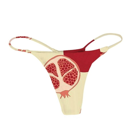 

Womens Trendy Casual Underwears Low Waisted Lace Up For Everyday Tie Dyed Printed Thong Pants Womens Underwears