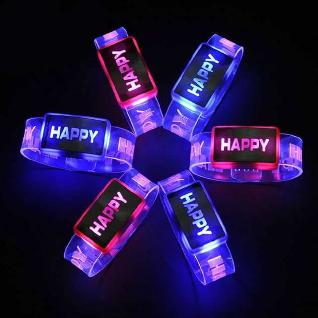 Phenofice 18Pack Led Jewelry Colourful Bracelets For Concerts Parties And Outdoor Activities
