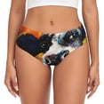 thumbnail image 1 of Balery Cow Ropa Interior de Algodón para Mujer con Dibujo – Braguitas Cómodas y Elásticas, Estilo Clásico-Small, 1 of 6