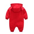 thumbnail image 2 of TAIAOJING Toddler Baby Ribbed Pajamas Girls Boys Zipper Long Sleeve Romper Jumpsuit Comfort Nightwear 9-12 Months, 2 of 8