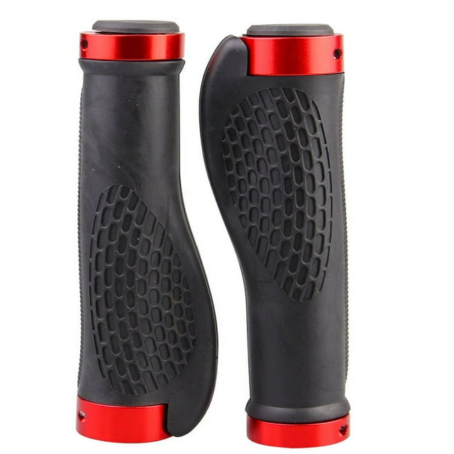 Juego de manijas de bloqueo para bicicleta Juego de manijas de par plano con bloqueo bilateral Juego de manijas ergonómicas