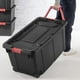 thumbnail image 4 of Sterilite 151L Black Wheeled Industrial Tote, 151L, 4 of 9