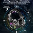 thumbnail image 4 of OVLENG GT67 Wired Headset Head-Mounted Earphone 3.5MM USB Interface LED RGB Light Computer Gaming Stereo Road Gaming Wired Headphone With 95° Pointing Microphone, 4 of 9