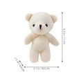 thumbnail image 2 of 10 Uds. De muñeco de oso pequeño de peluche, colgante de oso de peluche, llavero de Animal de peluche, colgante, 2 of 7