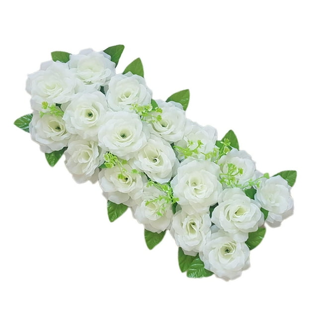 Decoraciones Arreglos florales Ramo para la Recepción Decoración , Blanco yotijar Fila de flores de boda