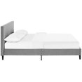 thumbnail image 5 of Modway Anya Full Fabric Bed in Light Gray, 5 of 5