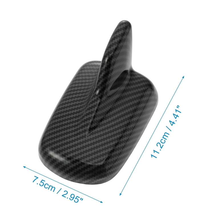 Car Shark Fin Shape Antenna Roof Aerial Cover Exterior Decoration Carbon Fiber Pattern Black for Audi A4 A5 2017 2020