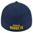 thumbnail image 4 of Men's New Era Navy Denver Nuggets Featherweight Poly Rope Flex 39Thirty Hat, 4 of 5