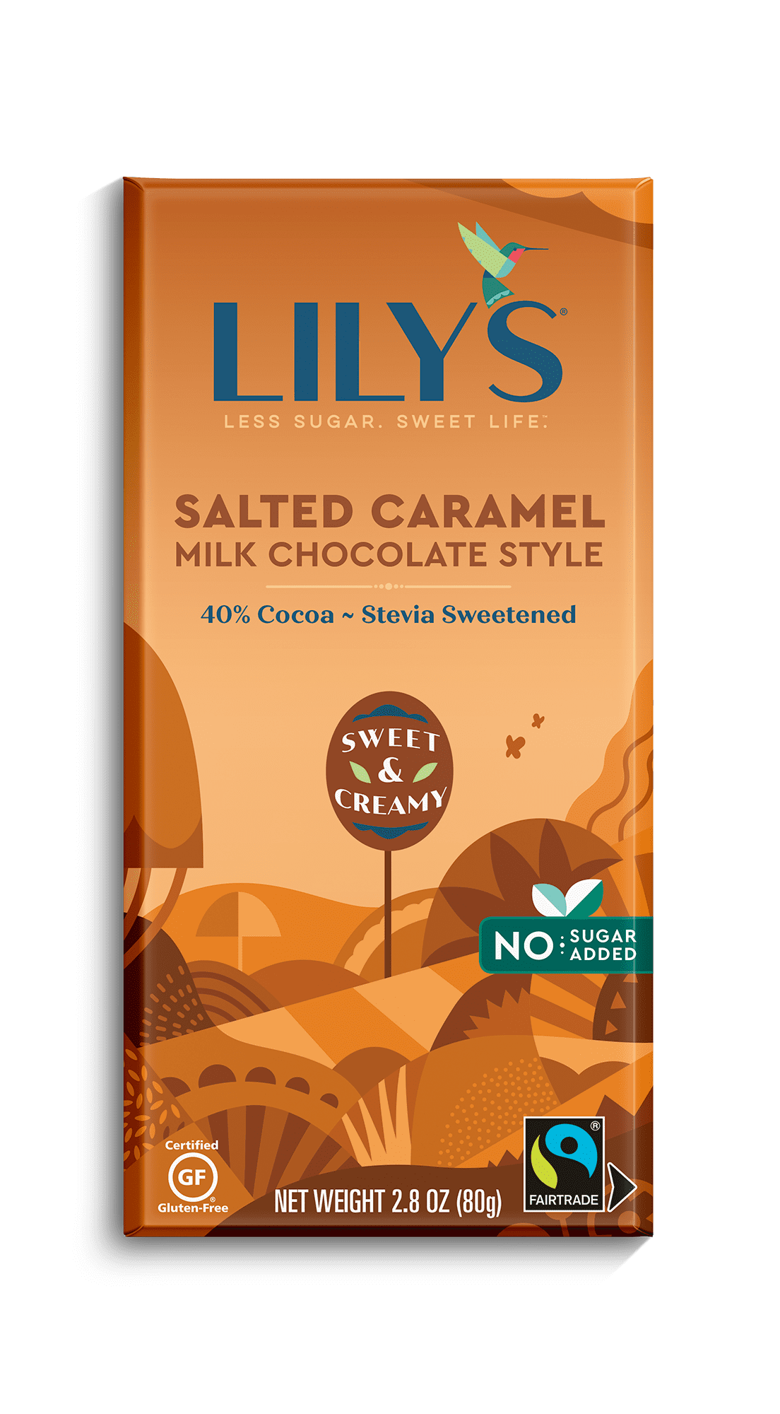 Lily's Salted Caramel Milk Chocolate Style Bar, 2.8 oz