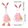 thumbnail image 3 of Porch Goose Outfits, Outdoor White Goose Statue with Costume set Garden Decor, for Holiday Porch ,Gooses Clothes Yard Accent for Home Decors Housewarming Gifts, 3 of 4