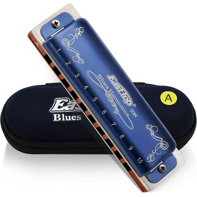 Oriental Ding Armónica de blues de 10 hoyos Música para principiantes para adultos