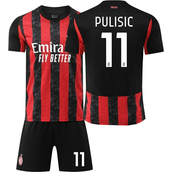 Kids Soccer Jersey For Boys Football Uniforms PUL_ISIC Fan Shirt Short Youths Uniforms Girls Outfit