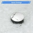thumbnail image 5 of Wowow Bathroom Sink Drain with Overflow 2 Pack, Polished Chrome Pop Up Drain, 5 of 7