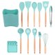 thumbnail image 2 of Sistema De La Cuchara De La Espátula, Categoría Alimenticia De La Manija De Madera Del Utensilio De Cocina Del Silicón Del Palillo Libre Para El Hogar Higoodz Otros, 2 of 8