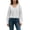 White, variant on Women V Neck Hollow Out Knit Sweater Long Sleeve Button Front Cropped Pullover Slim Casual Blouse Knit Tops