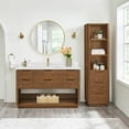 thumbnail image 5 of Miseno MV-HARB20-SCA-WA Harbin 72" Wood Free Standing Linen Tower - Washed Ash Grey, 5 of 7